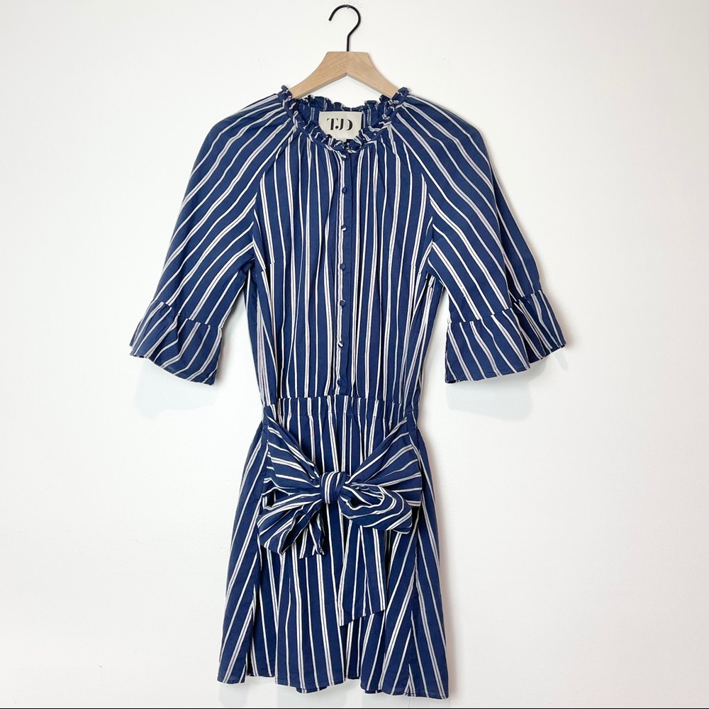 The Jetset Diaries | Kensington Mini Dress Stripe Medium - Picture 2 of 10